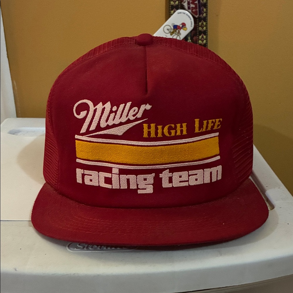Miller High Life Racing Team Red Cap